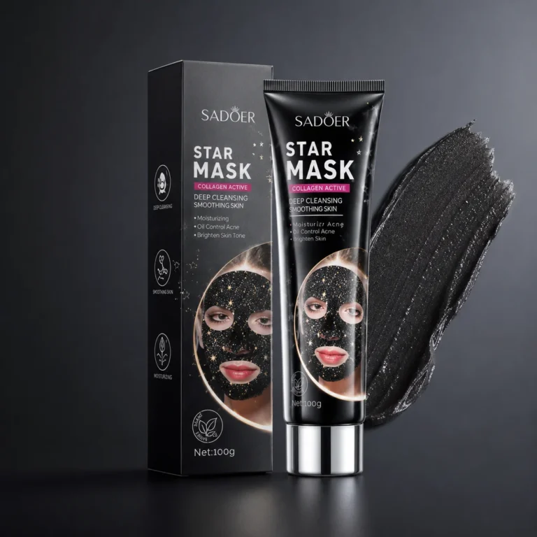 SADOER Collagen Active Charcoal Star Mask 100g