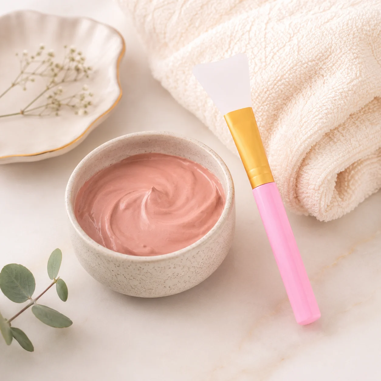 Laikou Silicone Facial Mask Applicator Brush - Pink - Image 4