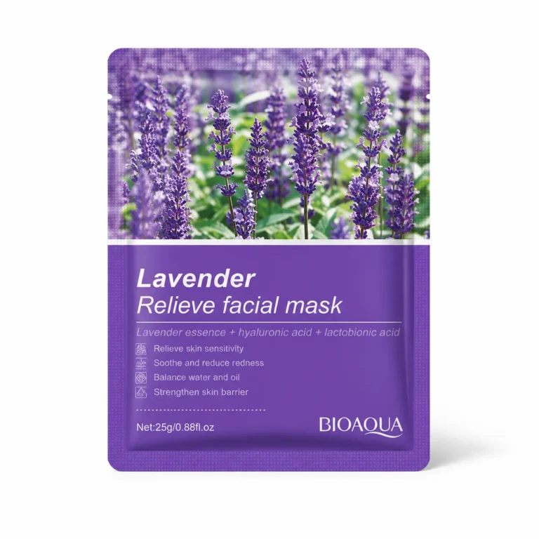 BIOAQUA Lavender Relive Face Sheet Mask