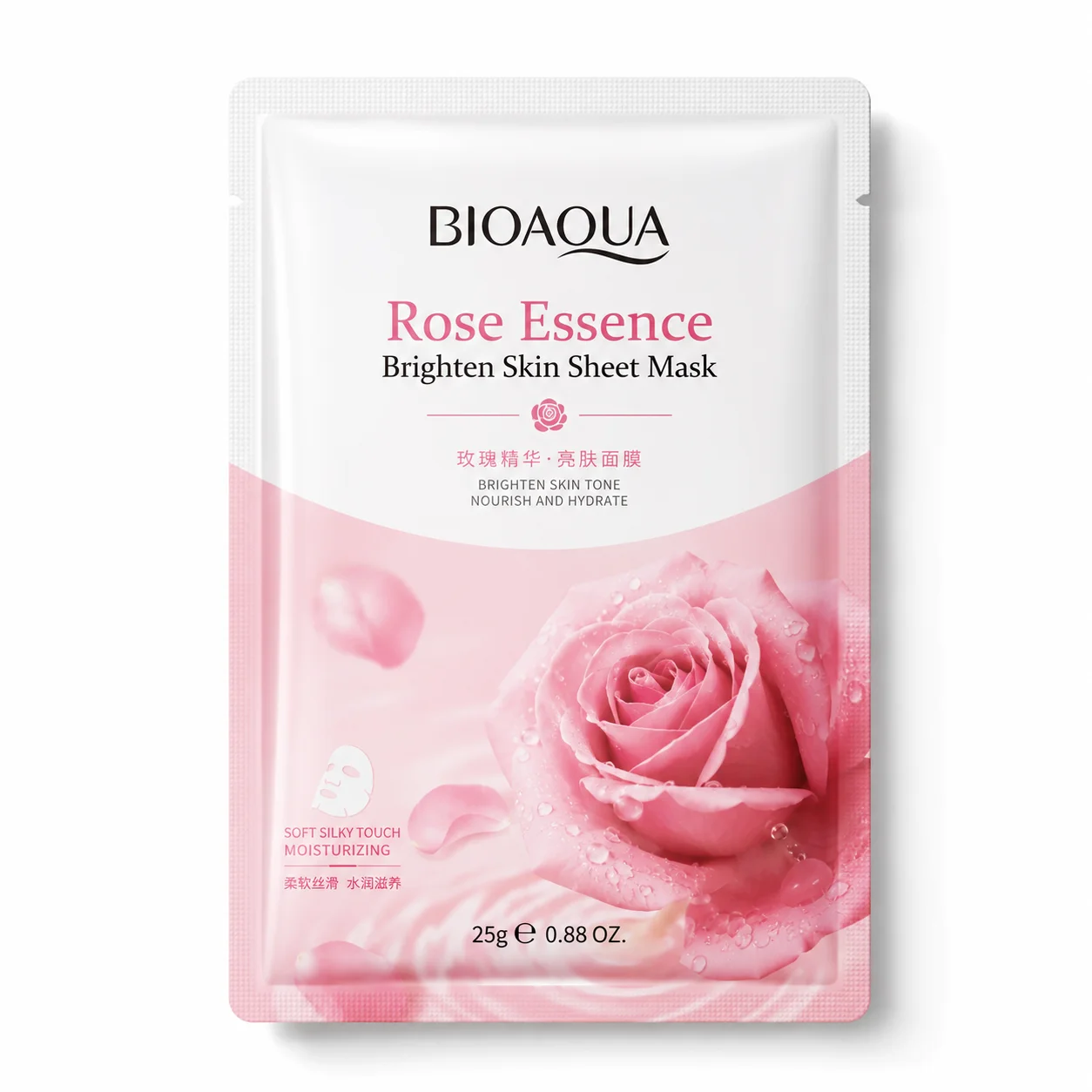 Bioaqua Rose Essence Brighten Skin Sheet Mask 25g